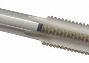 CLEVELAND M16x2.00 Bottoming RH 6H D7 Bright High Speed Steel 4-Flute Straight Flute Hand Tap C54803