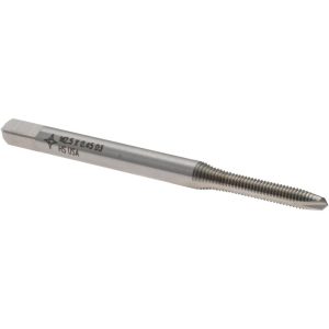 CLEVELAND Spiral Point Tap: M2.5 x 0.45, Metric Coarse, 2 Flutes, Plug, 6H, High Speed Steel, Bright Finish C57044