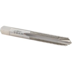 CLEVELAND Spiral Point Tap: M10 x 1.5, Metric Coarse, 3 Flutes, Plug, 6H, High Speed Steel, Bright Finish C57189