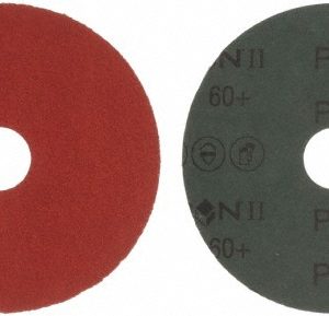 3M Fiber Disc: 4-1/2" Disc Dia, 7/8" Hole, Arbor Hole, 60 Grit, Premium Ceramic Alumina 7000119207