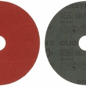 3M Fiber Disc: 5" Disc Dia, 80 Grit, Ceramic 7000119210