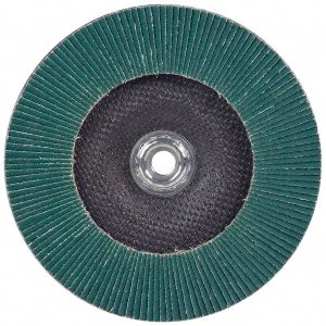 3M Flap Disc: 7/8" Hole, 40 Grit, Zirconia Alumina, Type 27 7010327323