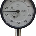 MITUTOYO Dial Drop Indicator: 0.5000" Max Measurement, 0-50-0 Dial Reading, 0.001000" Accuracy 2415A