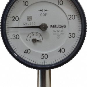 MITUTOYO Dial Drop Indicator: 0.5000" Max Measurement, 0-50-0 Dial Reading, 0.001000" Accuracy 2415A