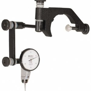 MITUTOYO Dial Indicator & Base Kit: 0.03" Range, 0-15-0 Dial Reading MD599998B