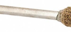 VALUE COLLECTION Mounted Point: 1/8" Shank Dia, W163, 80 Grit, Medium 163FL7GD1-SP