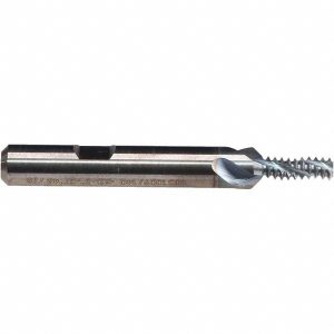 EMUGE Helical Flute Thread Mill: 1/4-28, Internal, 3 Flute, 8.00 mm Shank Dia, Solid Carbide GF332106.5043