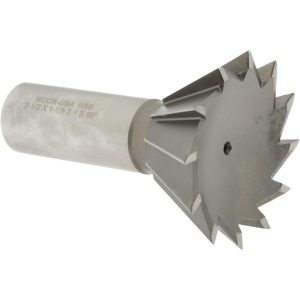 VALUE COLLECTION Dovetail Cutter: 60 &deg;, 2-1/2" Cut Dia, 1-1/8" Cut Width, High Speed Steel DT250012-60
