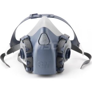 3M Half Facepiece Respirator: Silicone, Bayonet, Small 7100134948