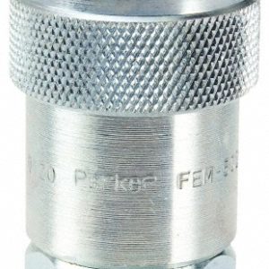 PARKER Hydraulic Hose Female Straight Thread Coupler: 3/4-16, 3,625 psi FEM-371-8FO