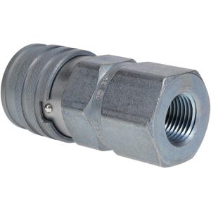 PARKER Hydraulic Hose Coupler: No Lock Female Pipe Thread Coupler1/2", 1/2-14, 3,625 psi FEM-501-8FP