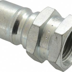 PARKER Hydraulic Hose Female Straight Thread Nipple: Hose Size 3/8", 3/4-16 Thread, 4,000 psi H3-63-T8