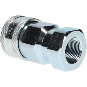 PARKER Hydraulic Hose Female Pipe Rigid Fitting: Hose Size 3/4", 3/4" Thread, 4,000 psi 6601-12-12