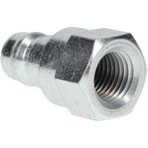 PARKER Hydraulic Hose Female Pipe Rigid Fitting: Hose Size 1/4", 1/4" Thread, 5,000 psi 6602-4-4