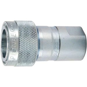 PARKER Hydraulic Hose Poppet Female Pipe Thread Coupler: Hose Size 1", 1" Thread, 3,000 psi 4050-6P