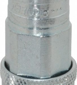 PARKER Hydraulic Hose Poppet Female Pipe Thread Coupler: Hose Size 1/4", 1/4" Thread, 3,000 psi 4050-2P