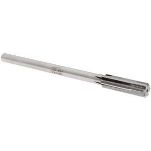 ROCK RIVER TOOL, INC. Chucking Reamer: 37/64", 8" OAL, 2" Flute Length, Straight, Straight-Cylindrical, Carbide-Tipped 24005781