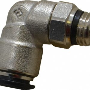 AIGNEP USA Push-to-Connect Tube x Universal Thread Fitting: Swivel Elbow, Universal, 10.00 mm OD 50110N-10-1/4