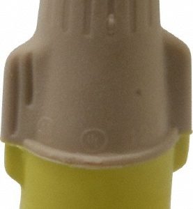3M Wing Twist-On Wire Connector: Tan & Yellow, Flame-Retardant, 2 AWG 7000133223