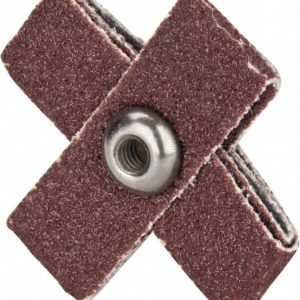 MERIT ABRASIVES 60 Grit, Medium Grade, Aluminum Oxide Cross Pad 08834184258
