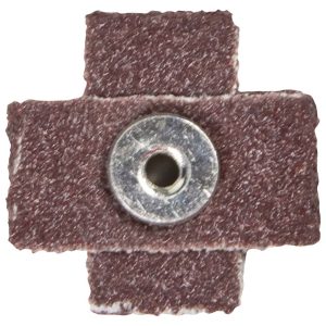 MERIT ABRASIVES 80 Grit, Medium Grade, Aluminum Oxide Cross Pad 08834185519