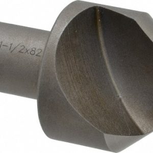 KEO Countersink: 1-1/2" Head Dia, 82.00 deg Included Angle, 1 Flute, High-Speed Steel, Right Hand Cut 919-000-133