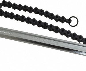 CRESCENT Chain & Strap Wrench: 5" Max Pipe, 18-1/2" Chain Length CW15