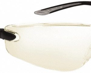 BOLLE SAFETY Safety Glass: Hydrophobic, Clear Lenses, Frameless 40040