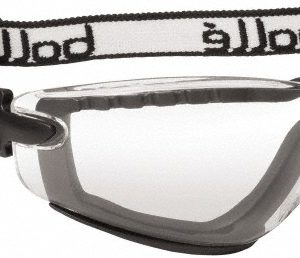 BOLLE SAFETY Safety Goggles: Anti-Fog & Scratch-Resistant, Clear Polycarbonate Lenses 40091