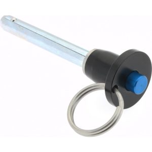 GIBRALTAR Quick-Release Pin: Button Handle, 1/4" Pin Dia, 1-1/2" Usable Length LBR-114