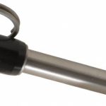 GIBRALTAR Quick-Release Pin: Button Handle, 3/8" Pin Dia, 2" Usable Length LBR-SS3126