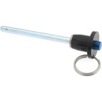 GIBRALTAR Quick-Release Pin: Button Handle, 3/16" Pin Dia, 2" Usable Length LBR-105