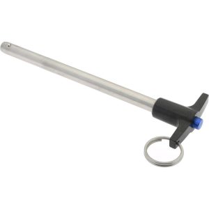 GIBRALTAR Quick-Release Pin: T-Handle, 3/8" Pin Dia, 5" Usable Length LBT-SS7138