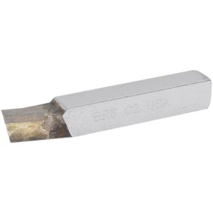 CLAPP & HANEY BRAZED TOOL Single Point Tool Bit: BR-6, 3/8" Shank Width, 3/8" Shank Height, C2 Solid Carbide Tip, Right Hand 210