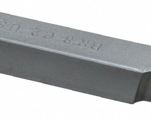CLAPP & HANEY BRAZED TOOL Single Point Tool Bit: BR-8, 1/2" Shank Width, 1/2" Shank Height, C2 Solid Carbide Tip, Right Hand 220