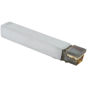 CLAPP & HANEY BRAZED TOOL Single Point Tool Bit: C-8, 1/2" Shank Width, 1/2" Shank Height, C2 Solid Carbide Tip, Neutral 420