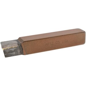 CLAPP & HANEY BRAZED TOOL Single Point Tool Bit: AR-12, 3/4" Shank Width, 3/4" Shank Height, C5 Solid Carbide Tip, Right Hand 32