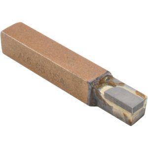 CLAPP & HANEY BRAZED TOOL Single Point Tool Bit: AL-6, 3/8" Shank Width, 3/8" Shank Height, C5 Solid Carbide Tip, Left Hand 111