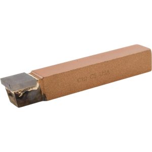 CLAPP & HANEY BRAZED TOOL Single Point Tool Bit: C-10, 5/8" Shank Width, 5/8" Shank Height, C5 Solid Carbide Tip, Neutral 426