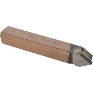 CLAPP & HANEY BRAZED TOOL Single Point Tool Bit: E-5, 5/16" Shank Width, 5/16" Shank Height, C5 Solid Carbide Tip, Neutral 606