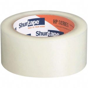 SHURTAPE Packing Tape: Clear, Hot Melt Adhesive 207142