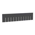 AKRO-MILS Bin Divider: Use with Akro-Mils - 33-164, Black 42164