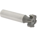 VALUE COLLECTION Woodruff Keyseat Cutter: 3/4" Cut Dia, 1/4" Cut Width, 1/2" Shank Dia, Staggered Tooth STC806