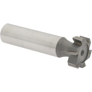 VALUE COLLECTION Woodruff Keyseat Cutter: 3/4" Cut Dia, 1/4" Cut Width, 1/2" Shank Dia, Staggered Tooth STC806