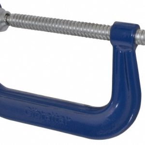 GIBRALTAR C-Clamp: 6" Max Opening, 4-1/8" Throat Depth, Forged Steel CCM00397-1