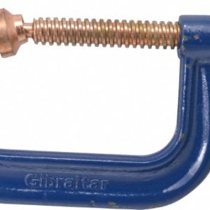 GIBRALTAR Regular-Duty 4" Max Opening, 3-1/4" Throat Depth, Forged Steel Standard C-Clamp CCM00396-2
