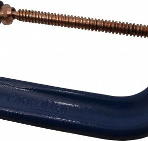 GIBRALTAR C-Clamp: 8" Max Opening, 5" Throat Depth, Forged Steel CCM00398-2