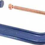 GIBRALTAR Regular-Duty 10" Max Opening, 6" Throat Depth, Forged Steel Standard C-Clamp CCM00399-2