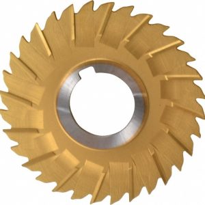 MOON CUTTERS CO. Side Chip Saw: 4" Blade Dia, 1/8" Blade Thickness, 1-1/4" Arbor Hole Dia, 32 Teeth, Cobalt CSTS4125-1-TI