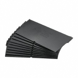 QUANTUM STORAGE Bin Divider: Use with Quantum Storage Systems - Shelf Bin QSB102, 104 & 106, Black DSB102/104/106